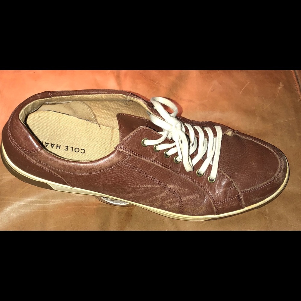 Cole Hann Quincy Oxford Mens Tan Leather Sz 13